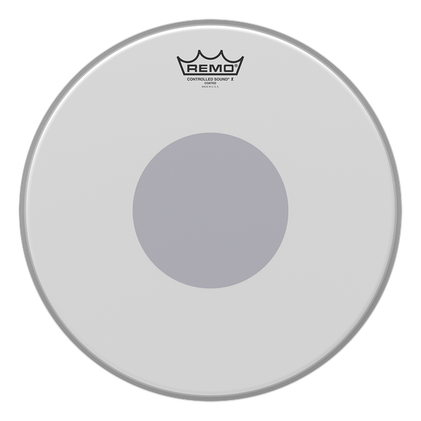 REMO CONTROLLED SOUND X 14" - COATED BLACK DOT