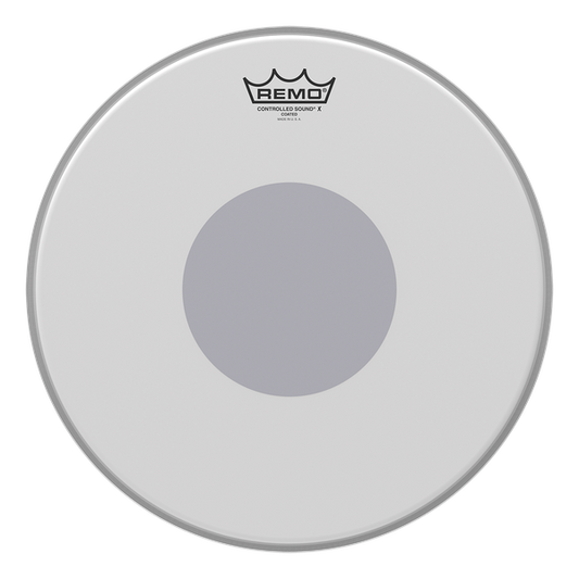 REMO CONTROLLED SOUND X 14" - COATED BLACK DOT