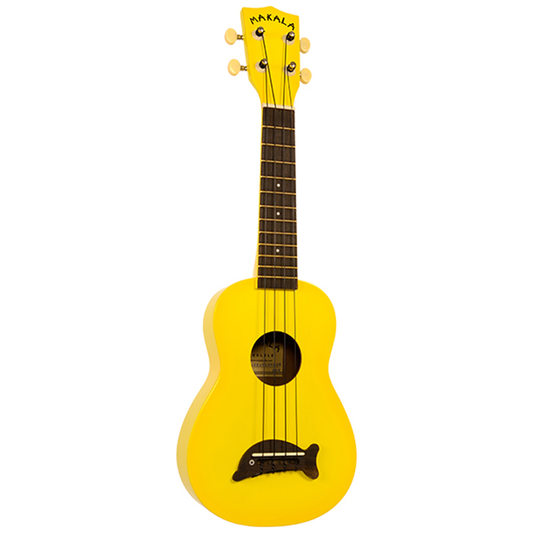 MAKALA DOLPHIN UKULELE - SOLID YELLOW