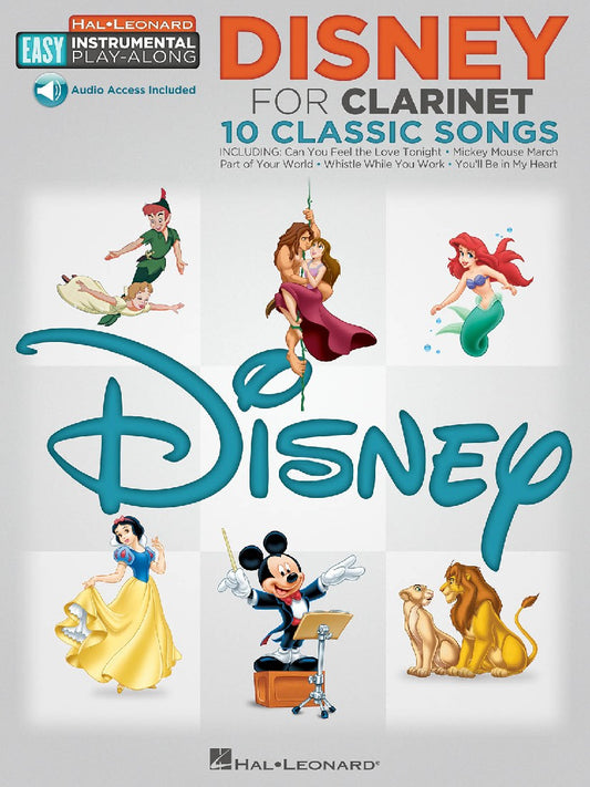 DISNEY FOR CLARINET EASY PLAYALONG