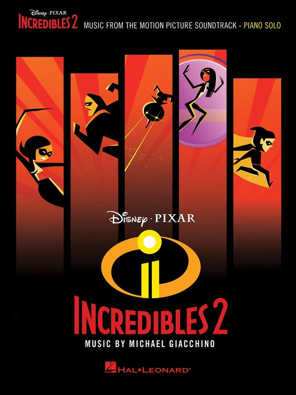 INCREDIBLES 2 MOVIE SOUNDTRACK-PIANO