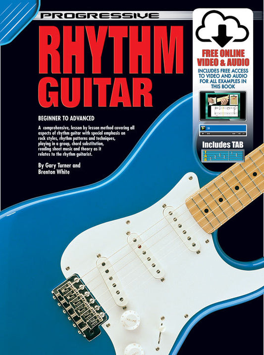 PROGRESSIVE RHYTHM GUITAR BOOK CD/DVD