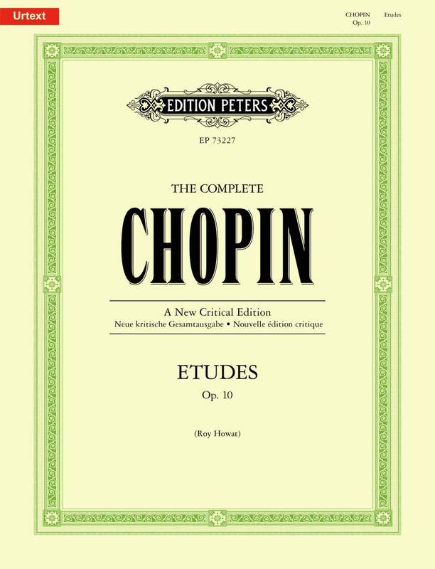 CHOPIN - ETUDES OP 10 NEW CRITICAL EDTION URTEXT